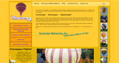 Desktop Screenshot of hunterdonballooning.com